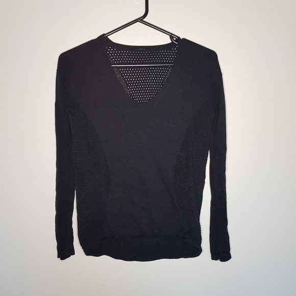 lululemon athletica Sweaters - Lululemon black still movement sweater size aus 8